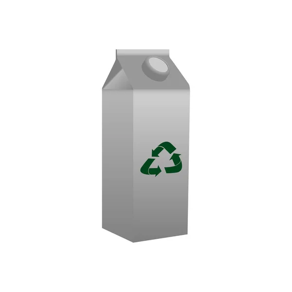 Ilustração de ícone reciclável — Vetor de Stock
