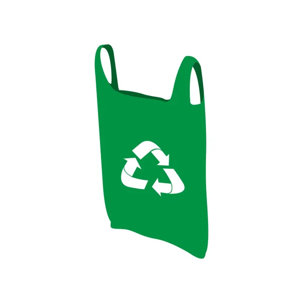 Ilustração de ícone reciclável — Vetor de Stock