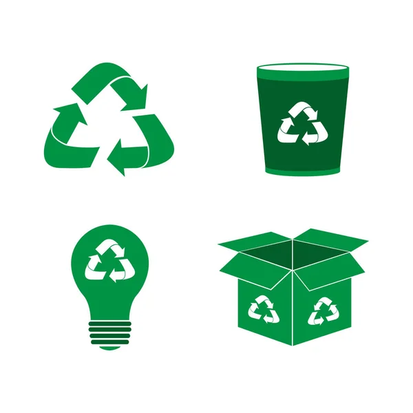 Illustration d'icône recyclable — Image vectorielle