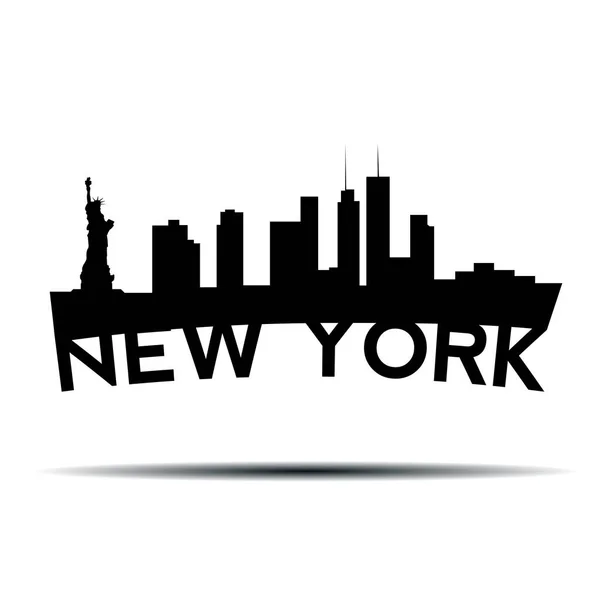 Stadsbilden i New York — Stock vektor