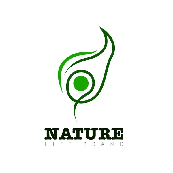 Isolierte Natur Logo — Stockvektor