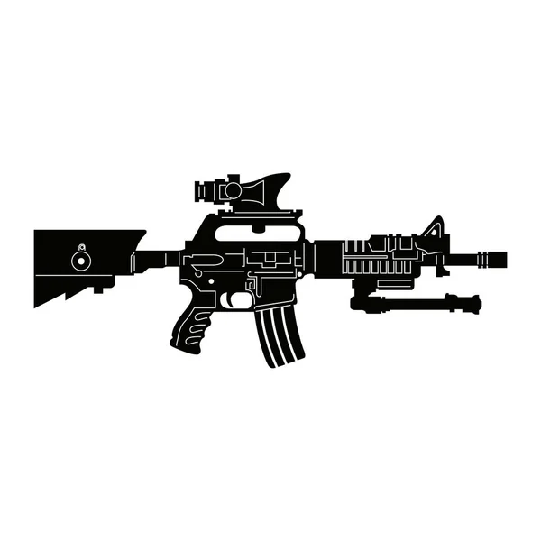 Illustration d'arme isolée — Image vectorielle
