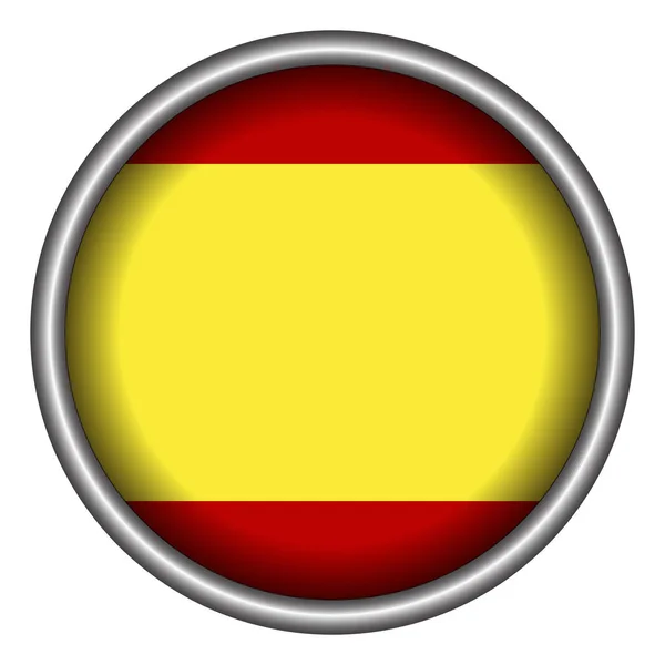 Elszigetelt spanyol flag8 — Stock Vector