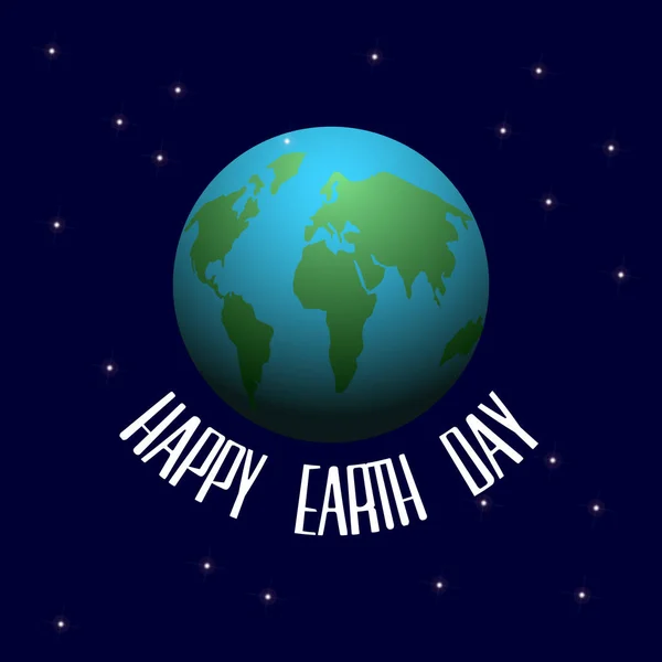 Illustration Jour de la Terre — Image vectorielle