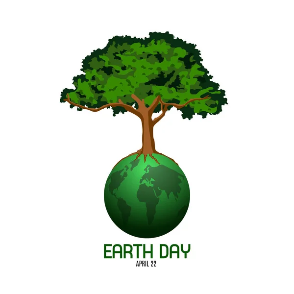 Earth day illustration — Stock Vector