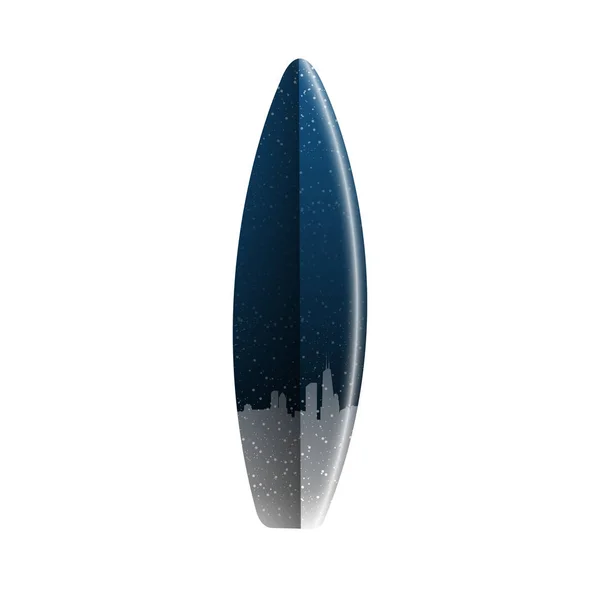 Isolado Surfboard ilustração — Vetor de Stock