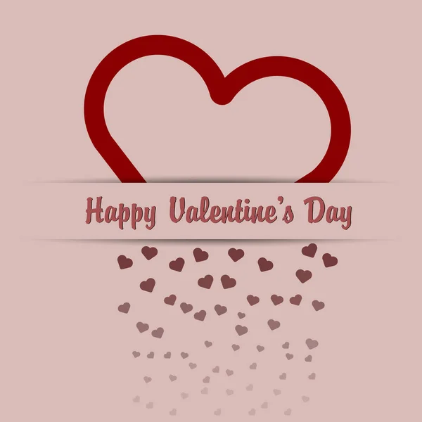 Feliz día de San Valentín — Vector de stock