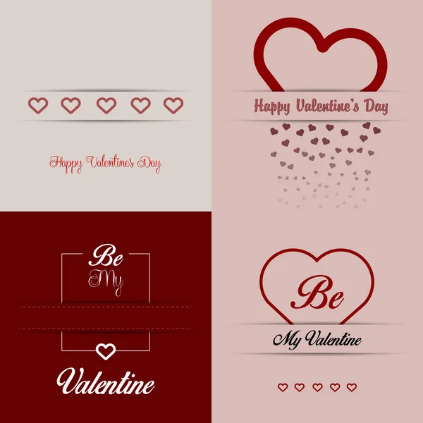 Happy Valentine's day — Stock Vector