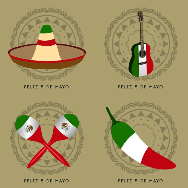 Cinco de mayo — Vector de stock