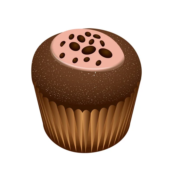 Petit gâteau isolé — Image vectorielle