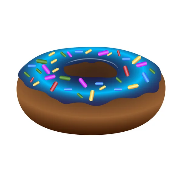 Producto de donut aislado — Vector de stock