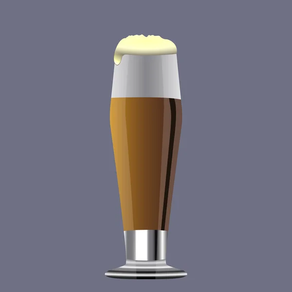 Vereinzelte Bier-Ikone — Stockvektor