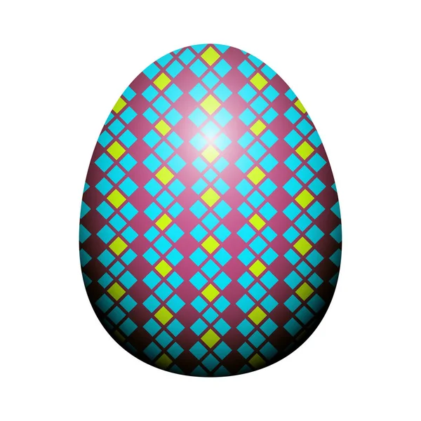 Isolated easter egg — Stock Vector