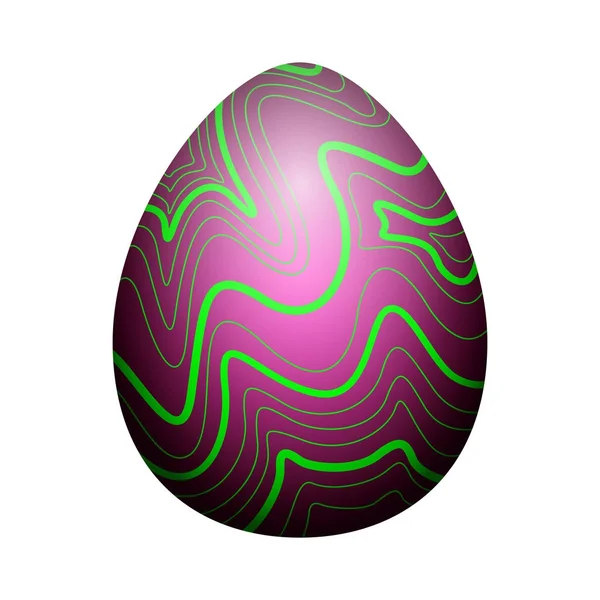 Isolert østøstlig egg – stockvektor