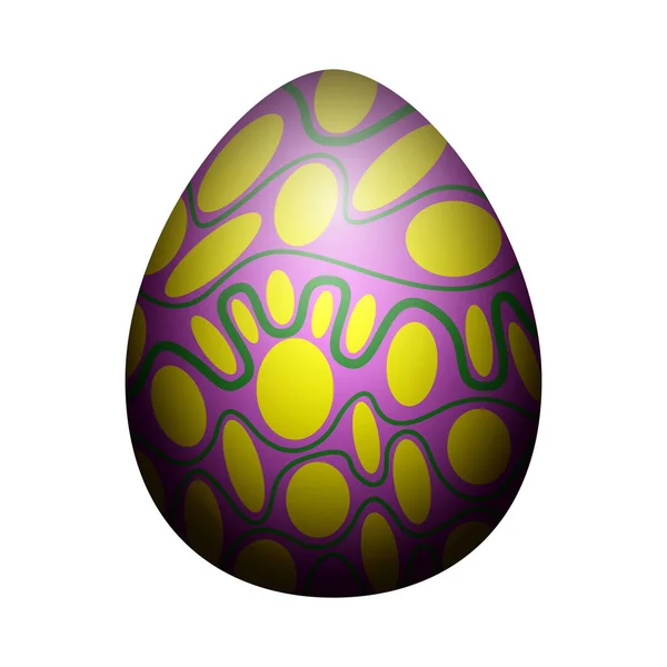 Isolated easter egg — Stock Vector