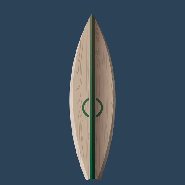 Ilustración de tabla de surf aislada — Archivo Imágenes Vectoriales