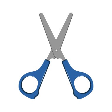 İzole makas simgesi