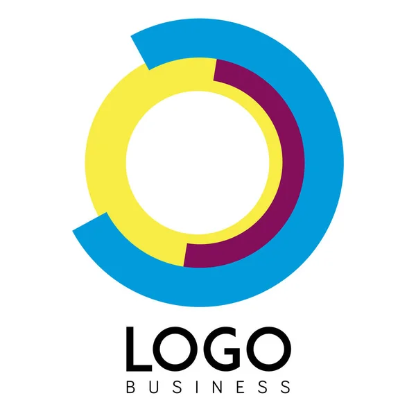 Isolated business logo — Stock Vector