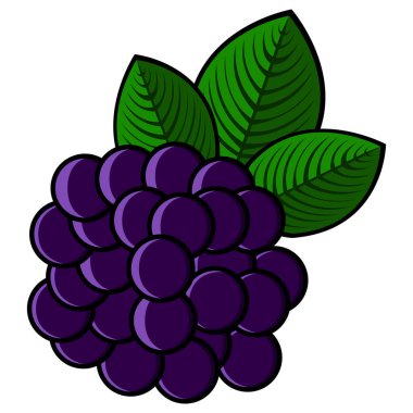 İzole komik üzüm