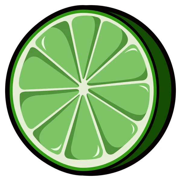 Limón cómico aislado — Vector de stock