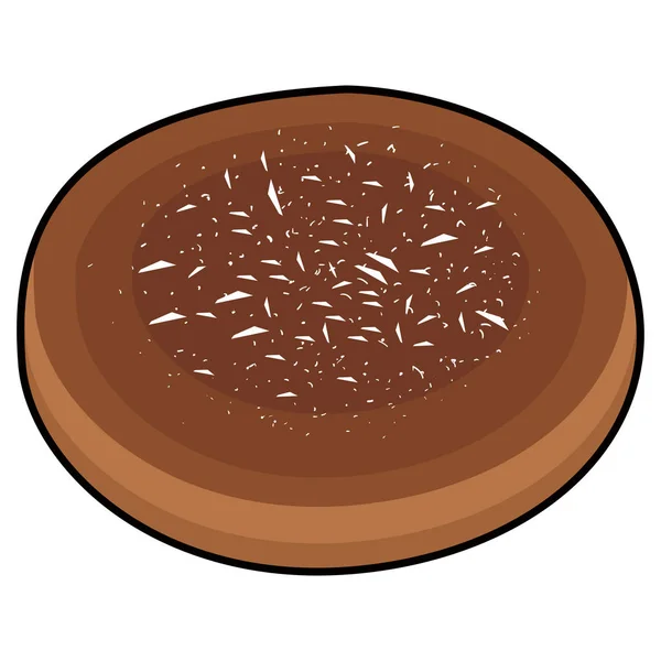 Biscuit de boulangerie isolé — Image vectorielle