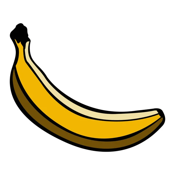 Isolated comic banana — Stock Vector