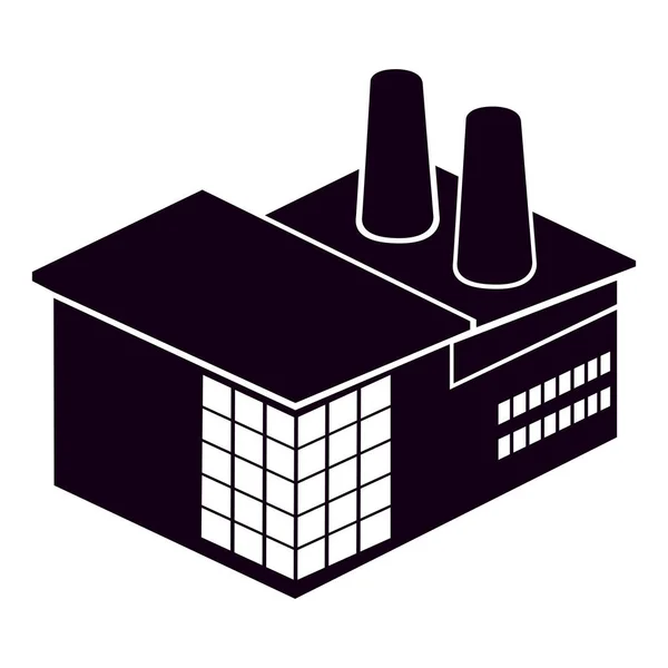 Isolierte Gebäudesilhouette — Stockvektor
