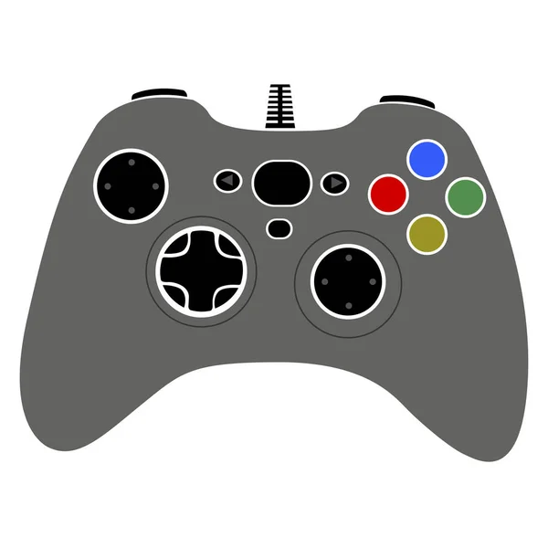 Manette de jeu vidéo isolée — Image vectorielle