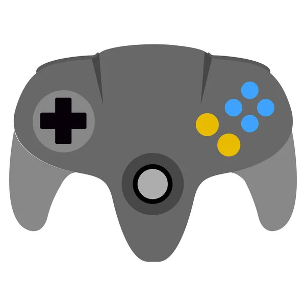 Geïsoleerde videogame joystick — Stockvector