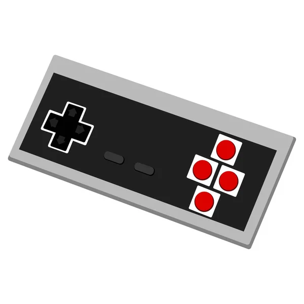 Joystick de videojuego aislado — Vector de stock