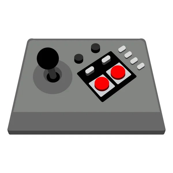 Isolerade videogame joystick — Stock vektor
