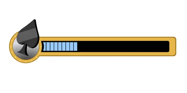 İzole casino puanı bar — Stok Vektör