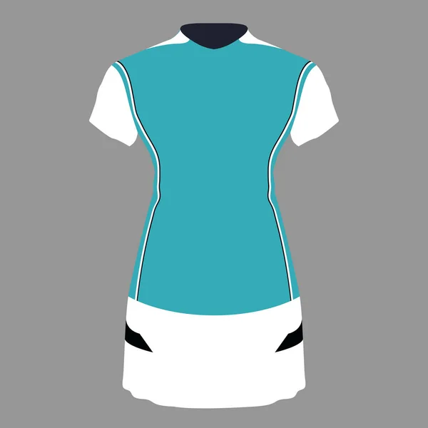 Uniforme desportivo isolado — Vetor de Stock