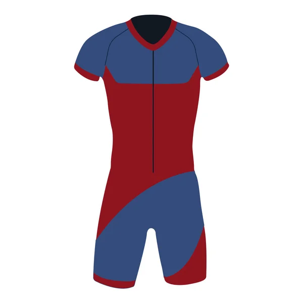 Uniforme desportivo isolado — Vetor de Stock