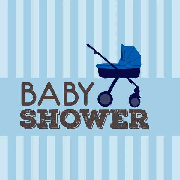 Baby shower biglietto d'invito — Vettoriale Stock
