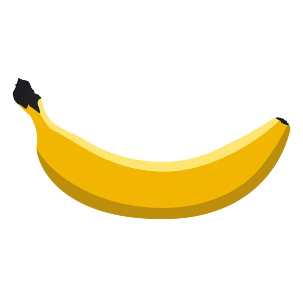 Ilustrace izolované banán — Stockový vektor