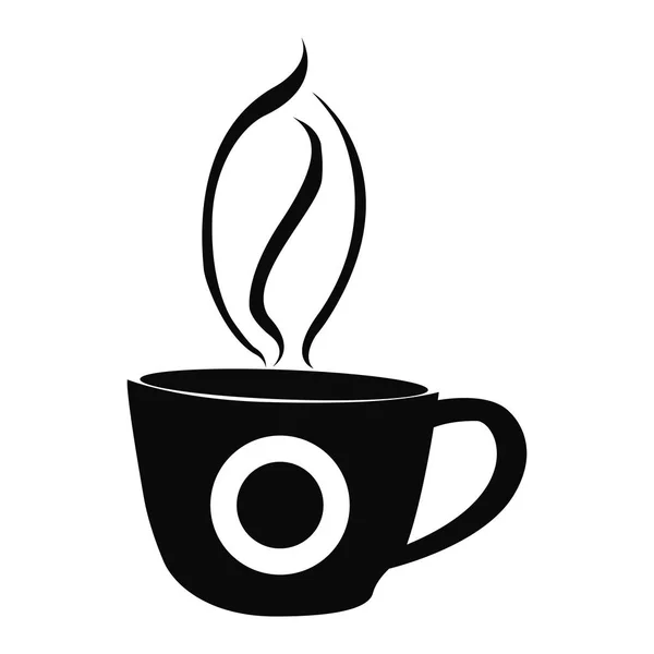 Logotipo de caneca de café isolado —  Vetores de Stock