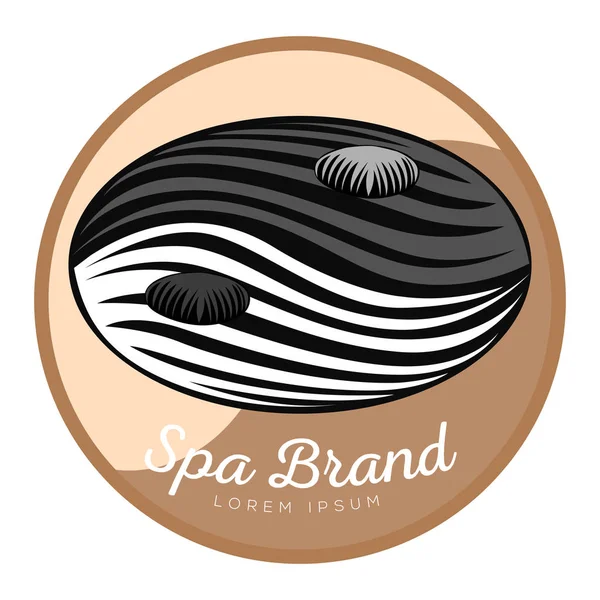 Geïsoleerde spa logo — Stockvector