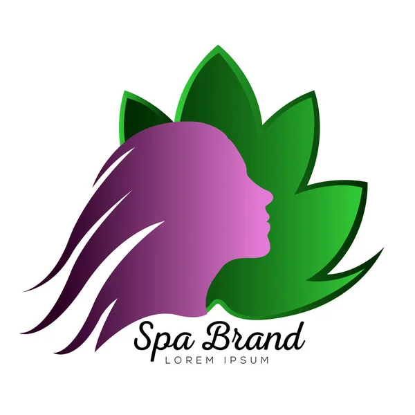 Geïsoleerde spa logo — Stockvector