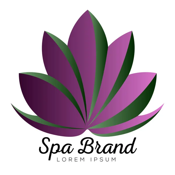 Απομονωμένη spa λογότυπο — Διανυσματικό Αρχείο