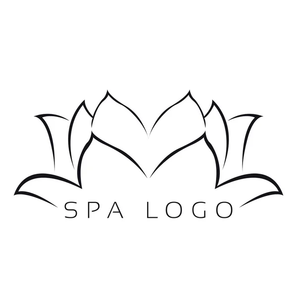 Geïsoleerde spa logo — Stockvector