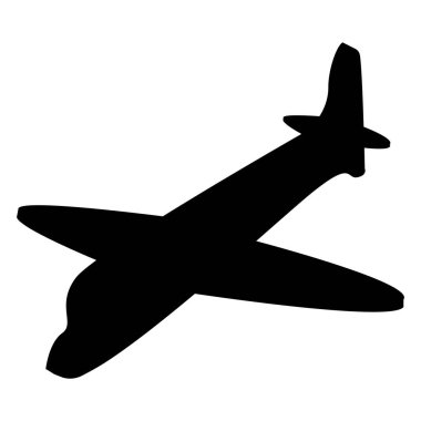 İzole uçak oyuncak