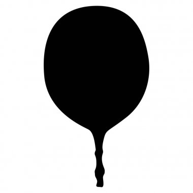 İzole tutku meyve siluet