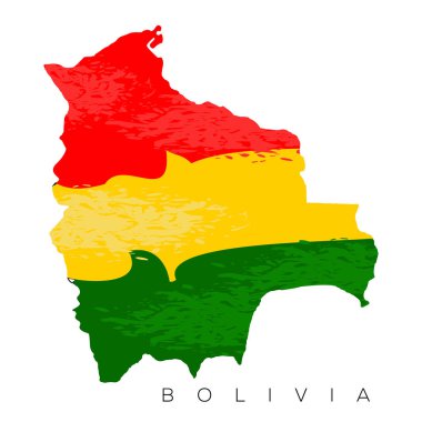 İzole Bolivya Haritası