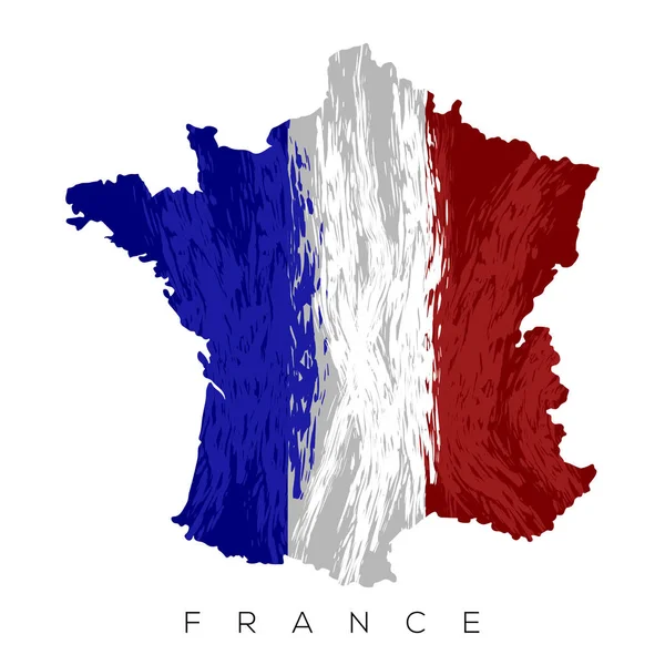 İzole Fransız harita