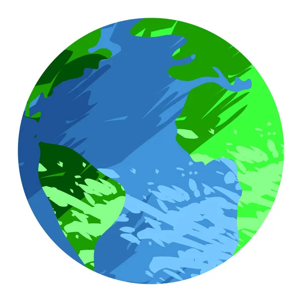 孤立的纹理的地球 — 图库矢量图片