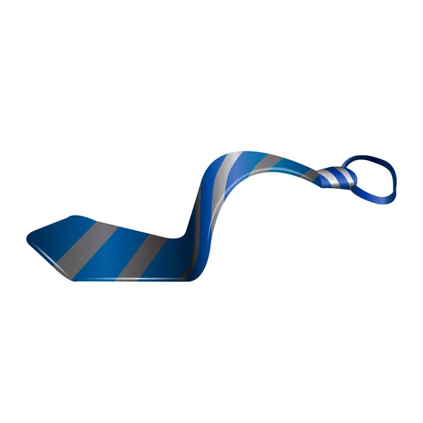 Elszigetelt kék nyakkendő — Stock Vector