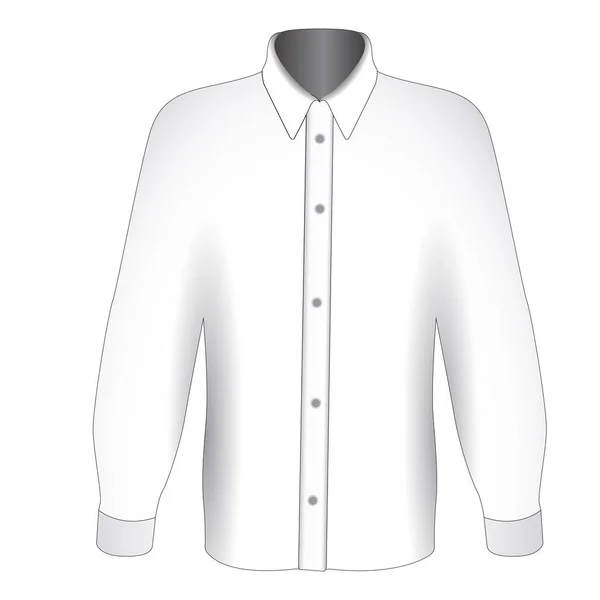 Vereinzelt elegantes T-Shirt — Stockvektor