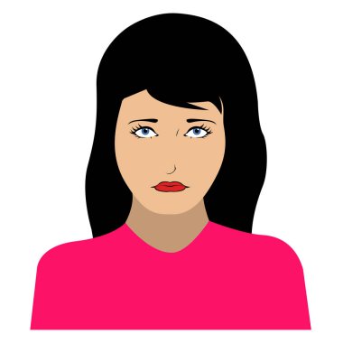 izole kadın portresi