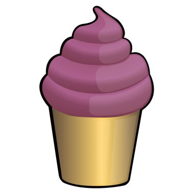 İzole retro dondurma